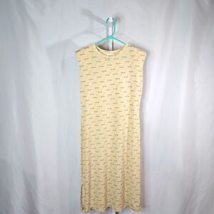 Calvin Klein Yellow Dress Sz 10 NWOT